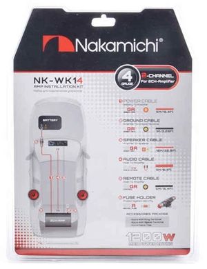 Комплект для подключения усилителя Nakamichi NK-WK14 4GA