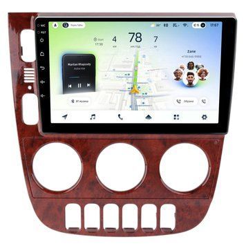 Штатна магнітола Teyes CC4L 4+64 Gb Mercedes Benz M-Class ML320 W163 ML320 2003-2005 LHD WOODEN 9"