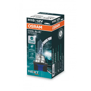 Галогенная лампа Osram H15 55/15W 12V PGJ23T-1 Cool Blue Intense Next Gen +100% 1 лампа (64176CBN)