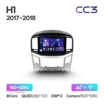 Штатная магнитола Teyes CC3 6+128 Gb 360&deg; Hyundai H1 2 2017-2018 9"