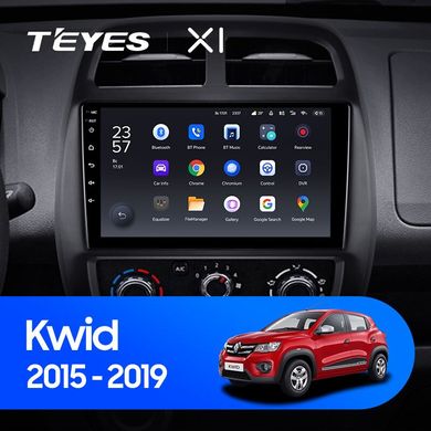 Штатна магнітола Teyes X1 2+32Gb Renault KWID 2015-2019 9"
