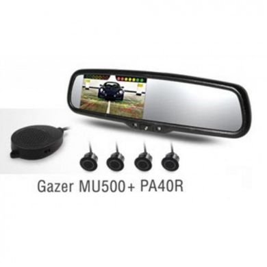 Комплект дзеркало + парктроник Gazer MU500 + PA40R