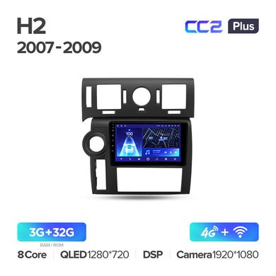 Штатна магнітола Teyes CC2 Plus 3GB+32GB 4G+WiFi Hummer H2 (2007-2009)