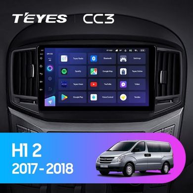 Штатна магнітола Teyes CC3 6+128 Gb 360° Hyundai H1 2 2017-2018 9"