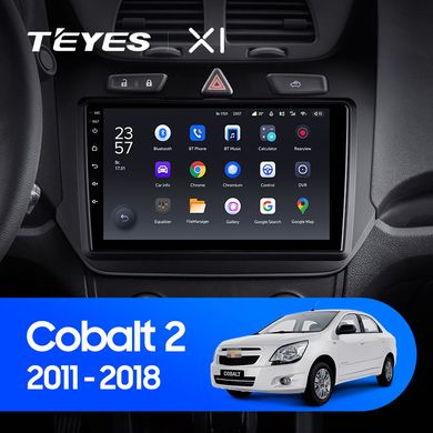 Штатная магнитола Teyes X1 2+32Gb Wi-Fi Chevrolet Cobalt 2 2011 - 2018 9"