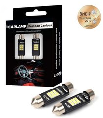 Светодиодные автолампы Carlamp C10W Canbus SJ-K6-41мм