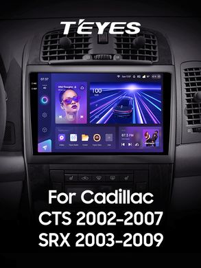 Штатна магнітола Teyes CC3 2K 4+32 Gb Cadillac CTS 2002-2007 SRX 2003-2009 10" (L1)