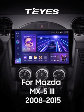 Штатна магнітола Teyes CC3 2K 4+32 Gb Mazda MX-5 III 3 NC 2008-2015 9"