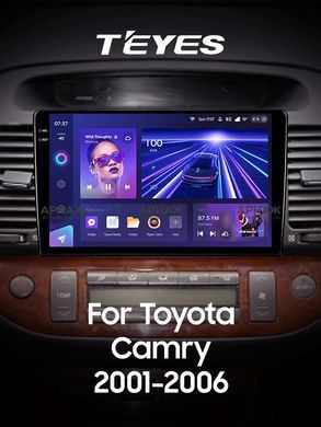Штатна магнітола Teyes CC3 2K 4+32 Gb Toyota Camry 5 XV 30 2001-2006-B 9"