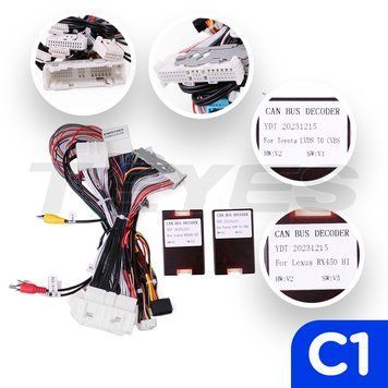 Teyes Проводка під Lexus RX270 3 RX450h 3 AL10 2008-2015 RX450h 4 AL20 (C1) 2015-2024 LUX ONE (L3)