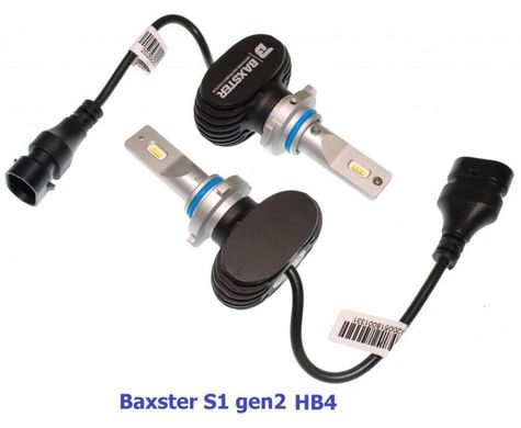Светодиодные автолампы Baxster S1 gen2 HB4 (9006) 6000K