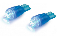 LED Габарити Ring T10 Wedge BA95 4LED Blue LED5014B (0178)