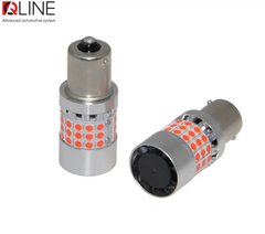 LED габарити QLine 1156 (P21W) Red CANBUS BA15S
