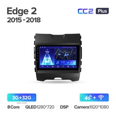 Штатна магнітола Teyes CC2L-PLUS 2+32 Gb Ford Edge 2 2015-2018 9"