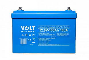 Акумулятор Volt Polska LiFePO4 12V 100 Ah (100A) + BMS BLUETOOTH 6AKLB10012