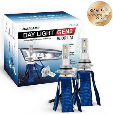 Світлодіодні автолампи Carlamp Day Light GEN2 HB3 6500LM 6000K