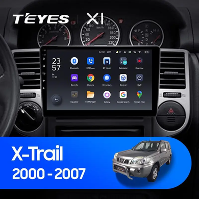 Штатна магнітола Teyes X1 2+32Gb Wi-Fi Nissan X-Trail 2004-2007 10"