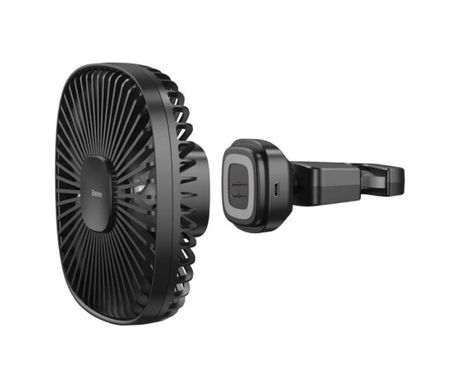 Автомобильний вентилятор Baseus Seat Fan Black (CXZR-01)