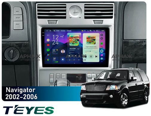 Штатная магнитола Teyes CC4 Pro 2K 8+128 Gb Lincoln Navigator 2002-2006 9" (L2)