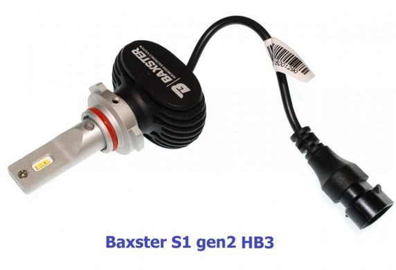 Светодиодные автолампы Baxster S1 gen2 HB3 (9005) 6000K
