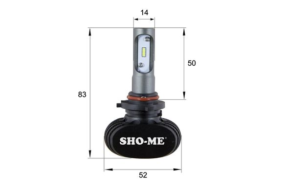 LED лампа Sho-Me G8.2 9005 6000K 24W