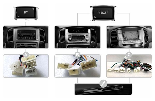 Штатная магнитола Sigma X9232 2+32 Gb Toyota Land Cruiser LC 100-A 2002-2007 (A) 9"