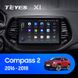 Штатная магнитола Teyes X1 2+32Gb Wi-Fi Jeep Compass 2 MP 2016-2018 10"