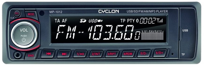 Автомагнитола Cyclon MP-1012R