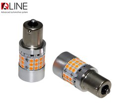 LED габариты QLine 1156(P21W) Amber CANBUS BA15S