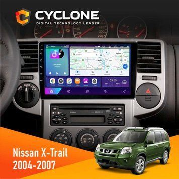 Штатна магнітола CYCLONE Nissan X-Trail 2004-2007 C10-002 2/32. 4G. 2k