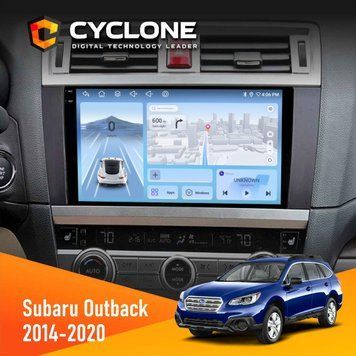 Штатна магнітола CYCLONE Subaru Outback 2014-2020 C9-012 4/64 DSP 4G