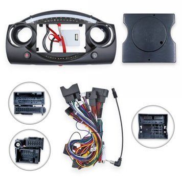 Комплект рамка+проводка QIV QBRK 3823-39 BMW Mini Cooper R50 R52 R53 R56 R60 2004-2006 (K) 9"