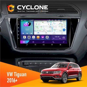 Штатна магнітола CYCLONE Volkswagen Tiguan 2016+ C10-002 2/32. 4G. 2k