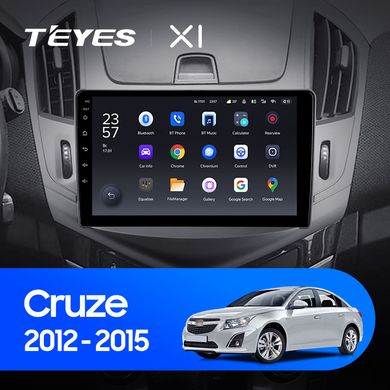 Штатна магнітола Teyes X1 2+32Gb Wi-Fi Chevrolet Cruze J300 J308 2012-2015 9"