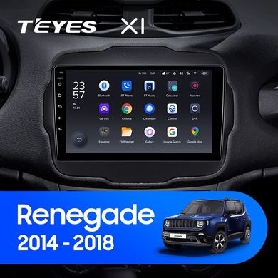 Штатна магнітола Teyes X1 2+32Gb Wi-Fi Jeep Renegade 2014-2018 9"