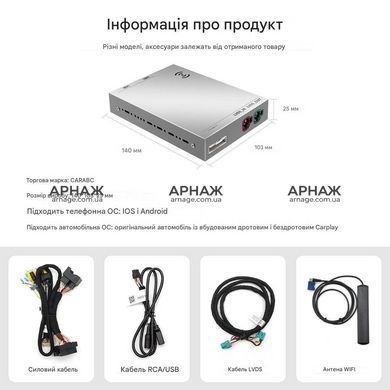 Бездротовий CarPlay та AndroidAuto для BMW 3 Series G20/G21/G28 2017+ EVO System