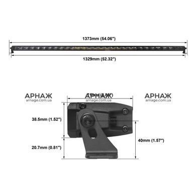 LED фара ALed 54В-52 420W 6000K 54B2815 1шт робоче світло