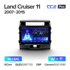Teyes CC2 Plus 3GB+32GB 4G+WiFi Toyota Land Cruiser 200 (2007-2015)