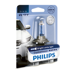 Лампа галогенна Philips H3 Cristal Vision 4300K ​​12336CVB1