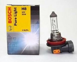 Автолампа Bosch Pure Light H8 35W 12V PGJ19-1 (1987302081)