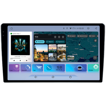 Автомагнітола DriveX M10 10" QLED 8x1.8GHz 8+128Gb 4G TDA7851 4x50W 360 1080P