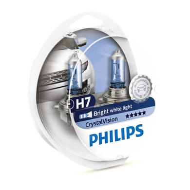 Автолампа Philips 12972CVSP H7 55W 12V PX26d Cristal Vision+2xW5W