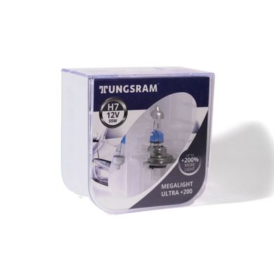 Автомобільні лампи Tungsram H7 55W 12V Megalight Ultra +200% 58520XHU