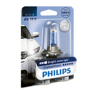 Лампа галогенная Philips H3 Cristal Vision 4300K 12336CVB1