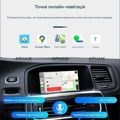 Беспроводной CarPlay и AndroidAuto для Volvo XC60 (до 2014 року)