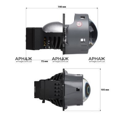 LED линзы Kamiso (Aozoom) ALPD-07PLUS Bi-LED 47/55W