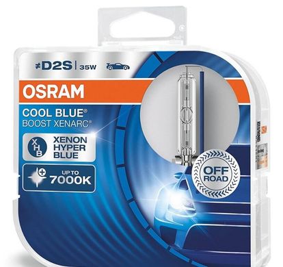 Автолампы Osram D2S 66240CBB-DUO COOL BLUE BOOST