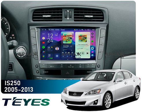 Штатна магнітола Teyes CC4 Pro 2K 8+128 Gb Lexus IS250 XE20 (Hm) 2005-2013 (A) 9" (L3)