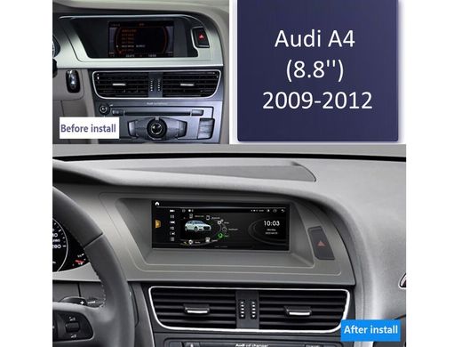 Штатная магнитола Fors Audi A4/Low (4+32Gb, 8.8") 2009-2012