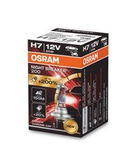Галогенная лампа Osram H7 64210NB200-FS Night Breaker +200% 55W 12V PX26d 1шт